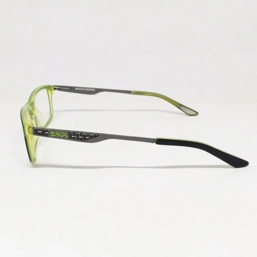 Skechers Children Black & Green Eyeglasses-SE1150-Rectangle-Plastic-Metal Arms